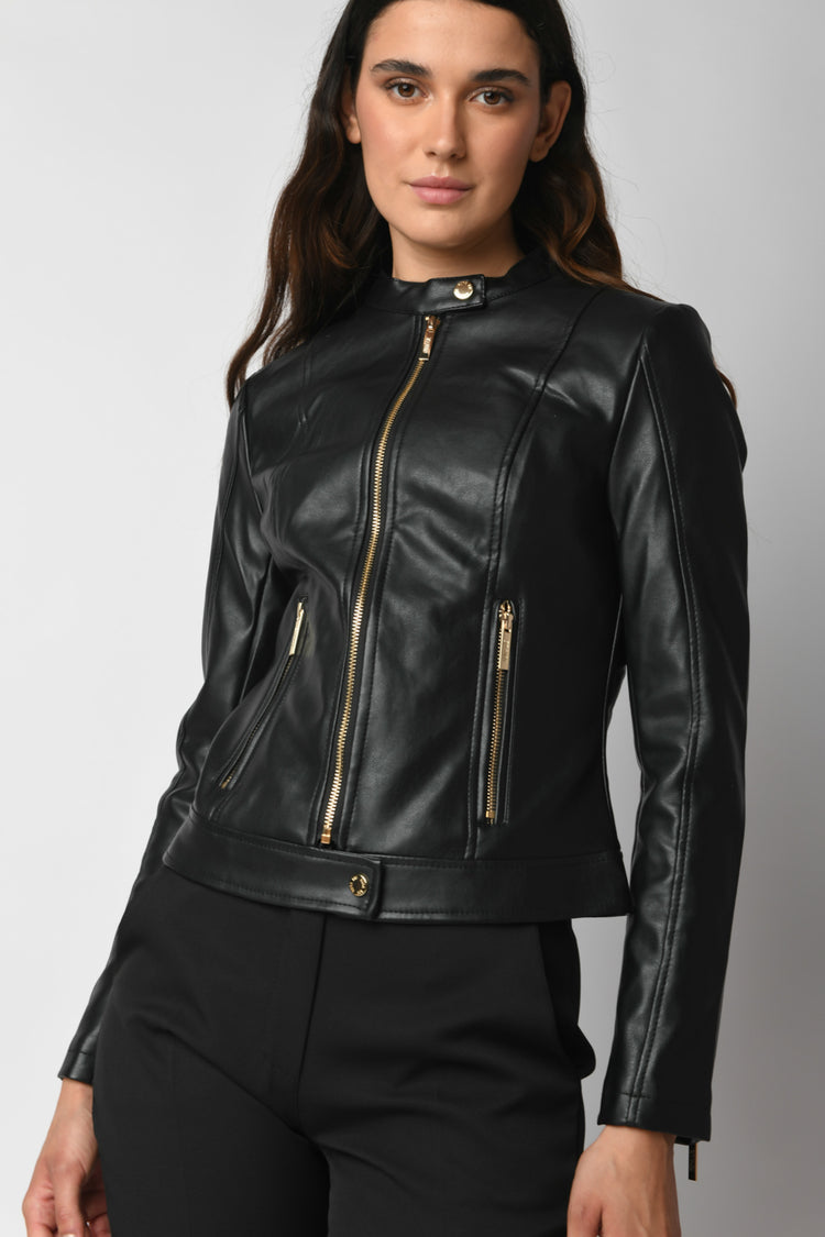 Giacca in similpelle