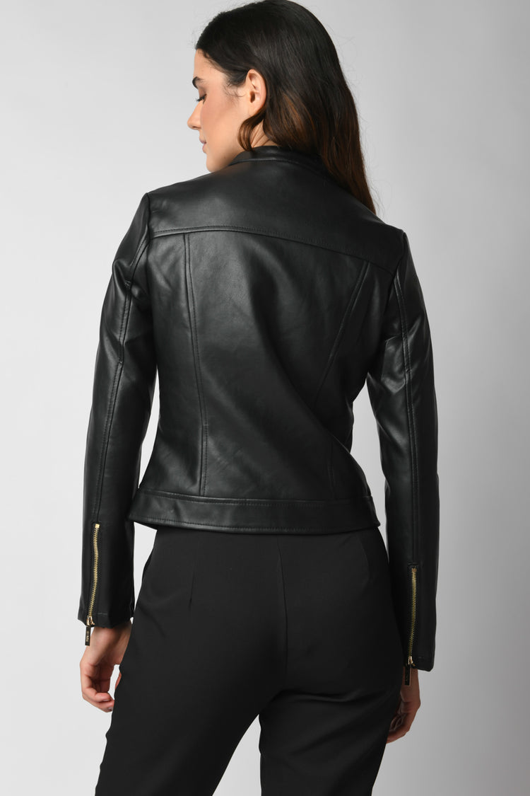 Giacca in similpelle