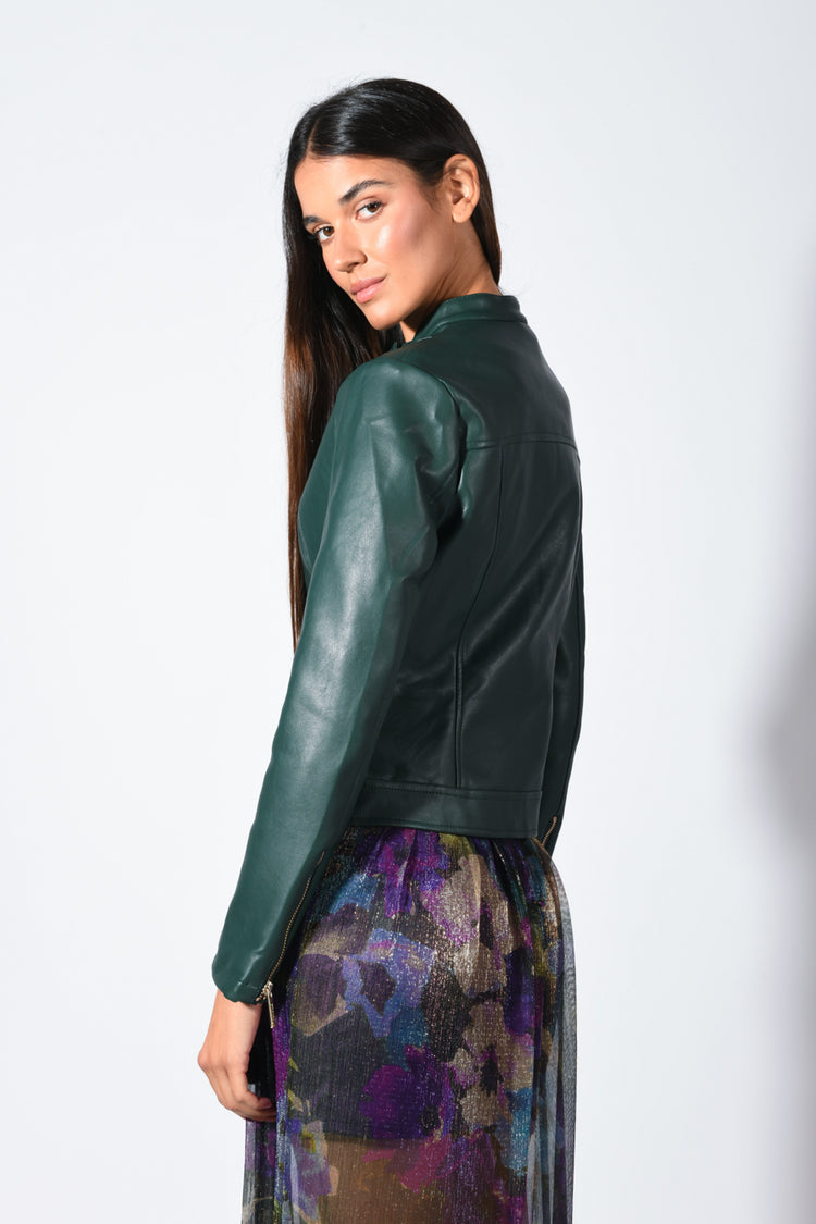 Giacca in similpelle