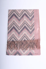 Sciarpa con motivo chevron