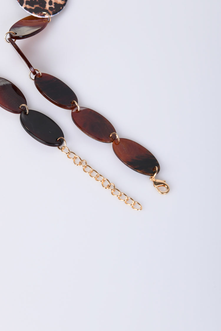 Collana lunga con pendenti