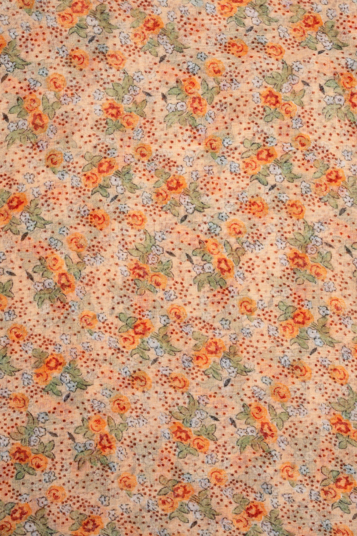 Sciarpa con piccoli fiori rosa
