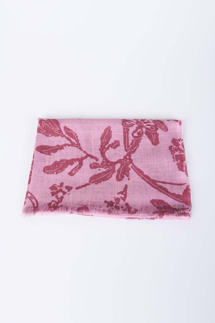 Sciarpa a stampa floreale