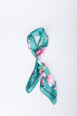 Foulard a stampa floreale