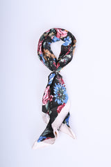Foulard a stampa floreale