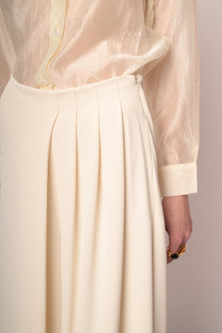 Pantaloni palazzo in fluido