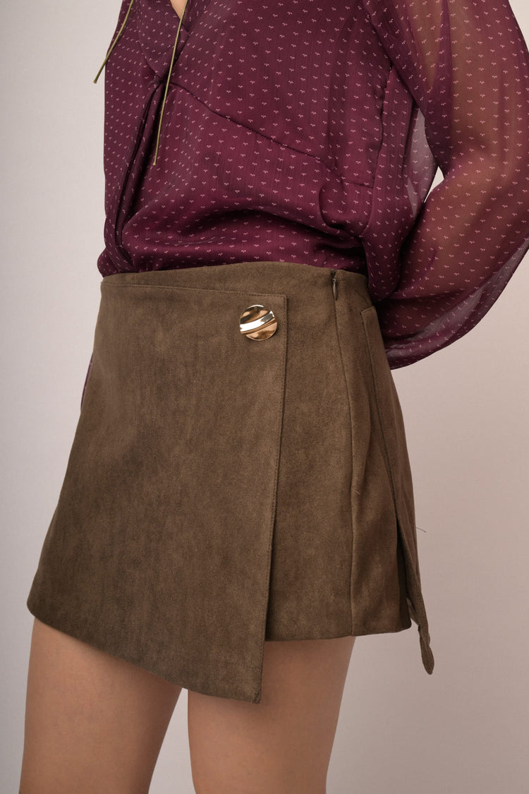Minigonna portafoglio con accessorio