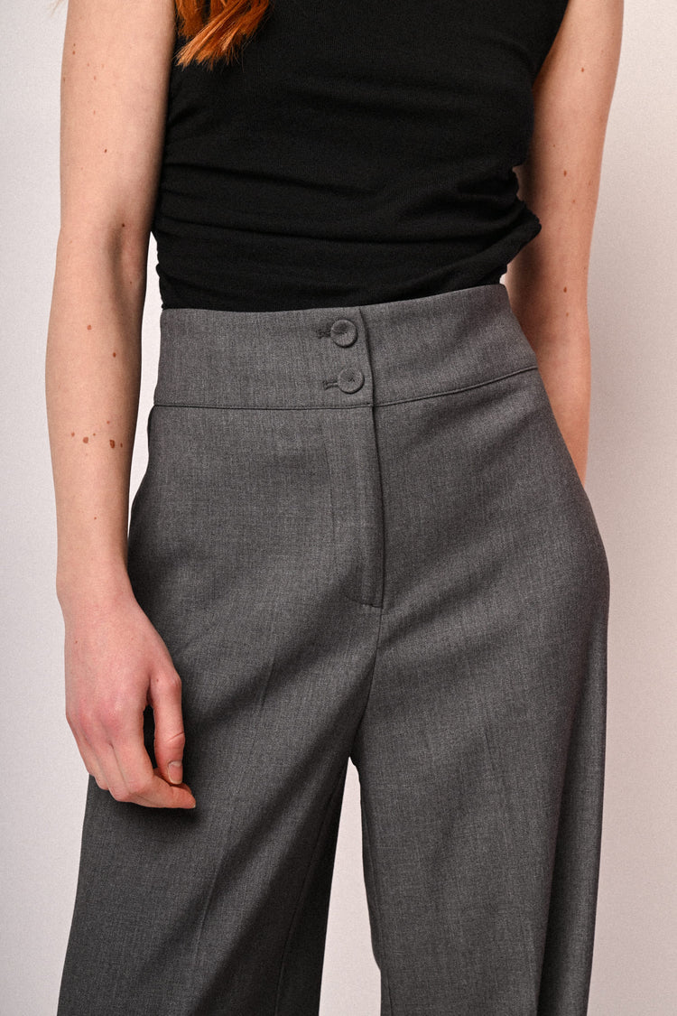 Pantaloni palazzo a vita alta