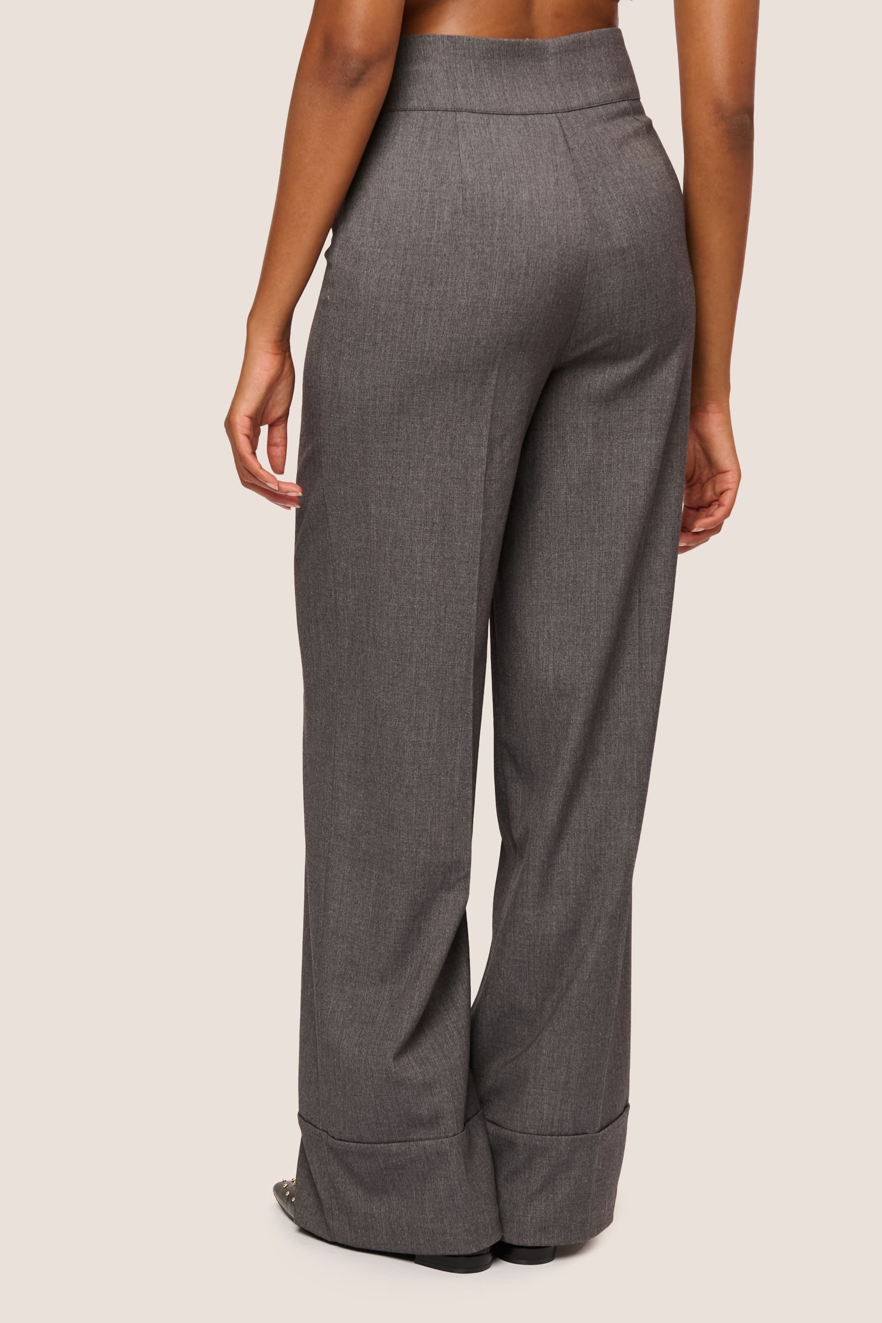 Pantaloni palazzo a vita alta