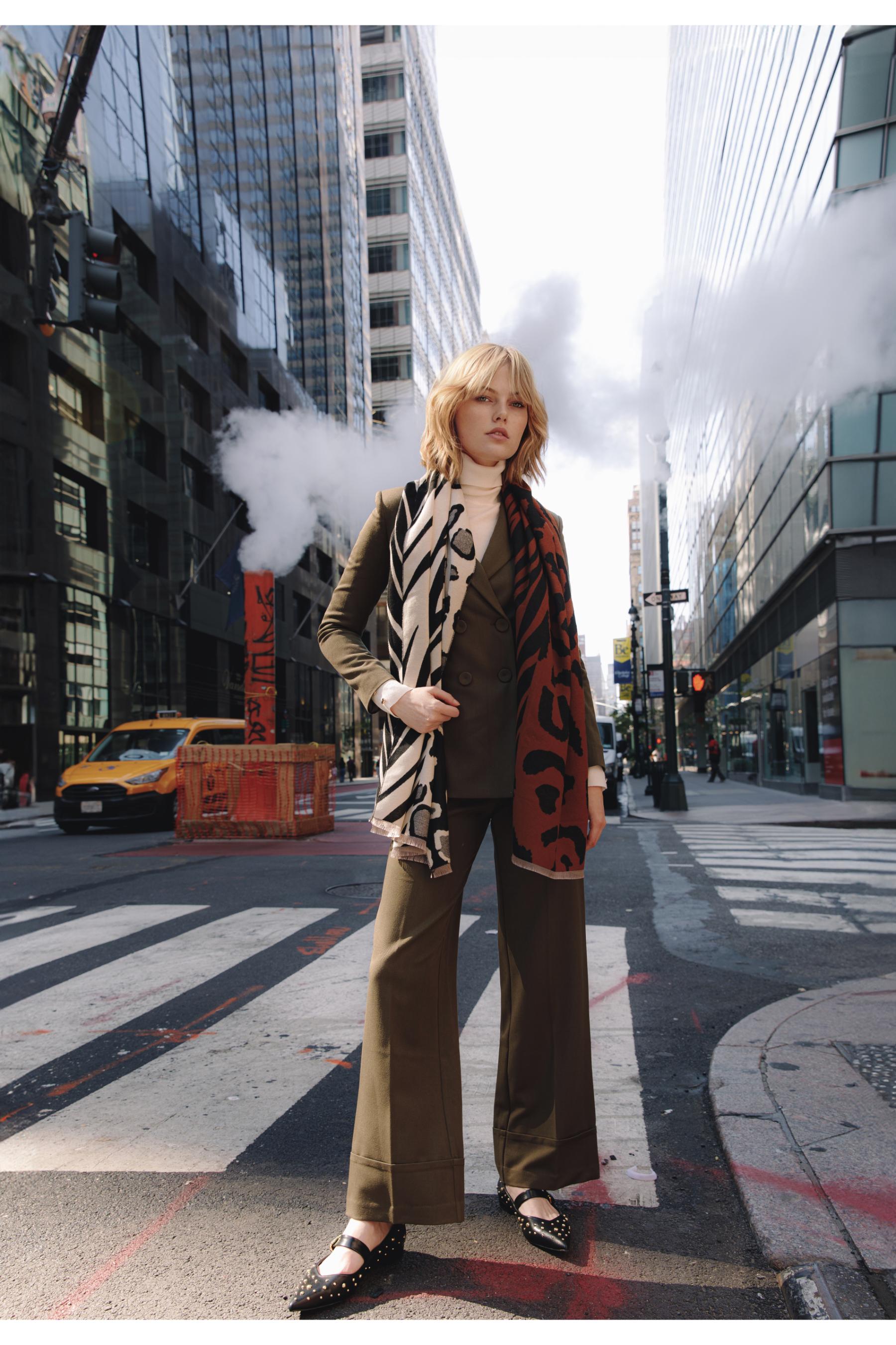 Pantaloni palazzo a vita alta