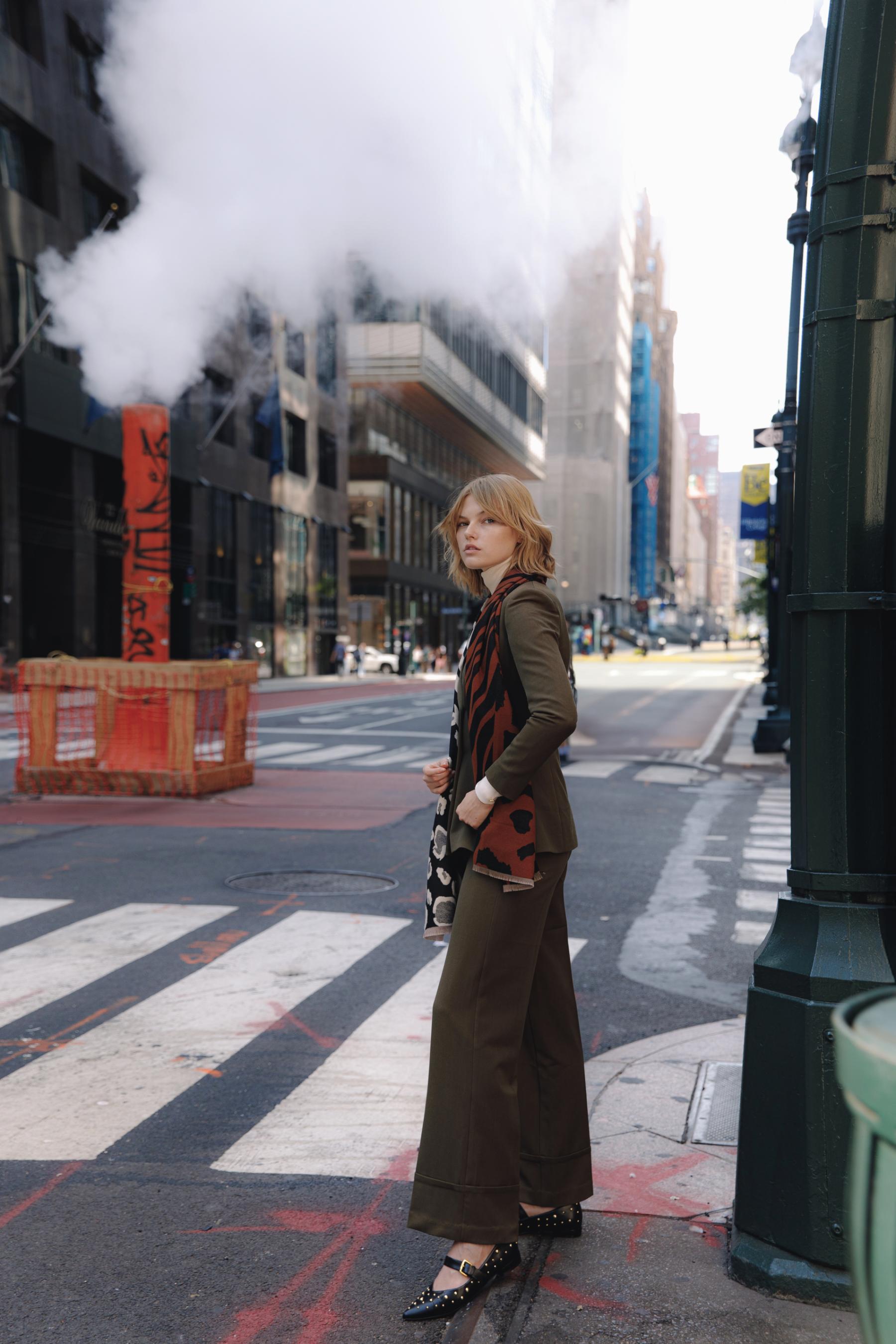 Pantaloni palazzo a vita alta