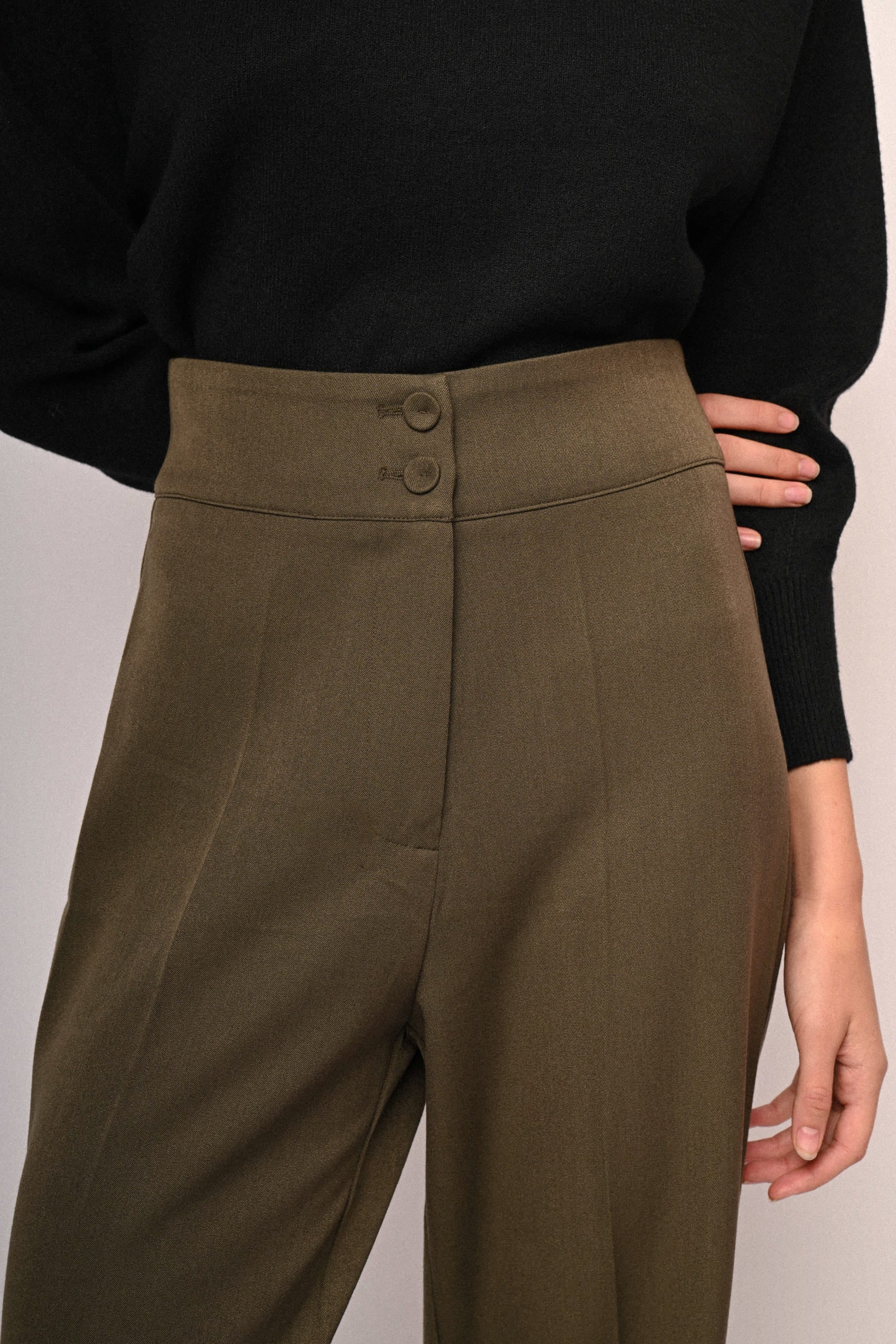 Pantaloni palazzo a vita alta