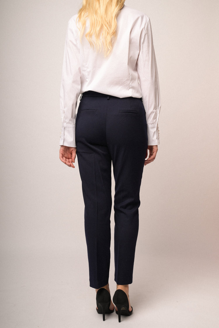 Pantaloni basic con linguetta