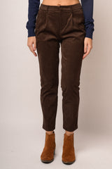 Pantaloni basic velour
