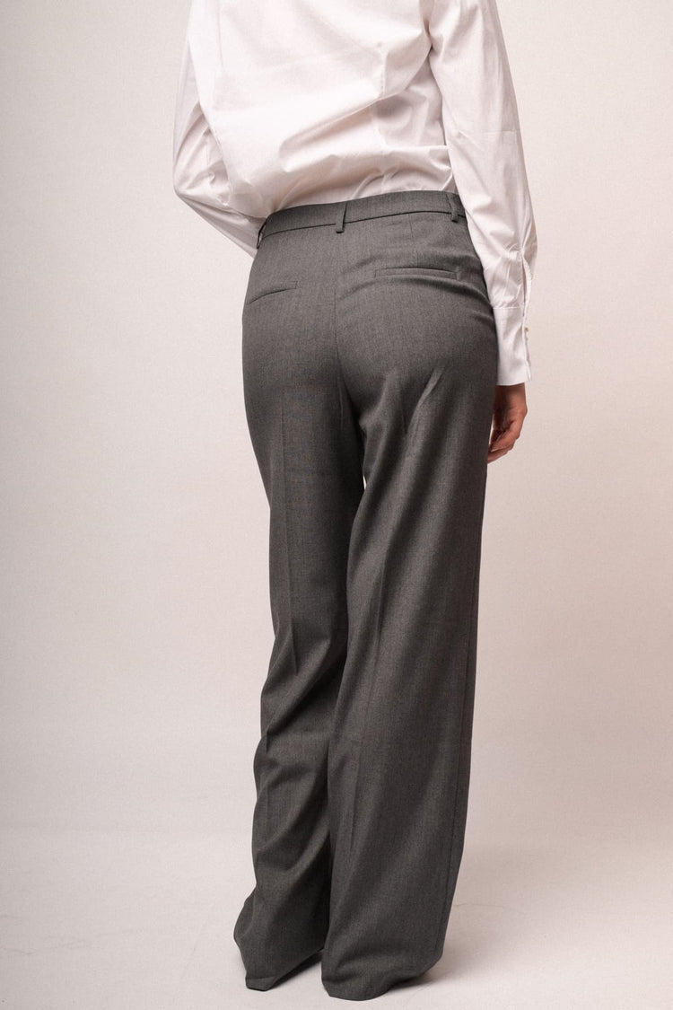 Pantaloni palazzo con linguetta