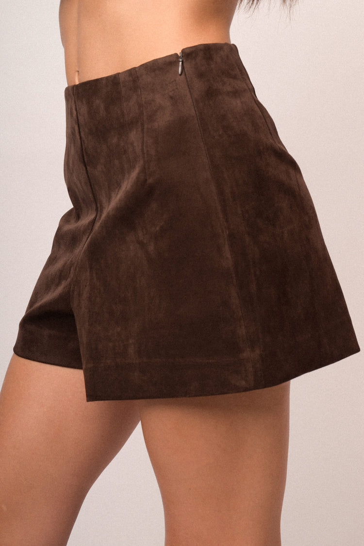 Gonna pantalone velour