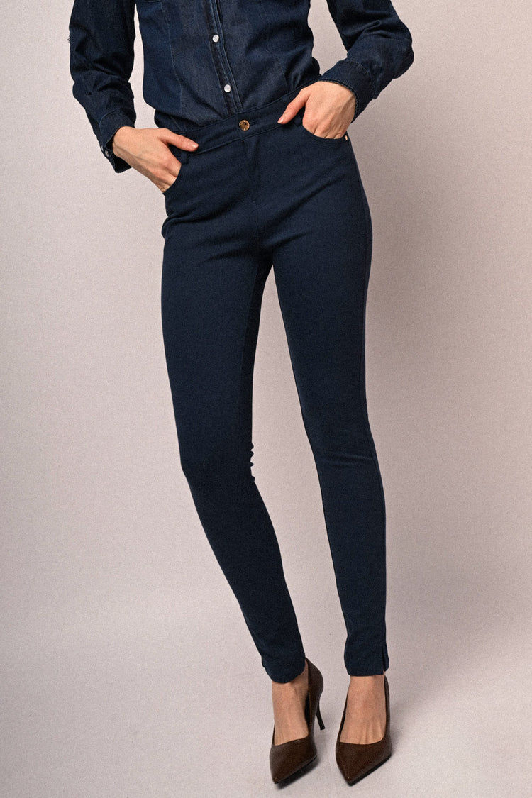 Pantaloni in drill slim