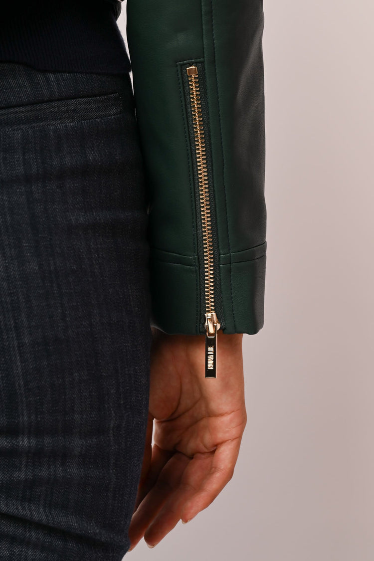 Giacca similpelle basic