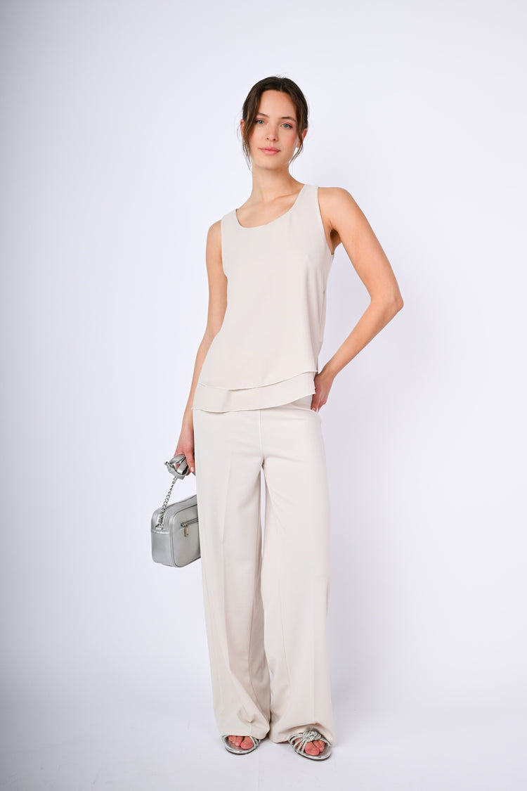 Top con fasce incrociate sul retro