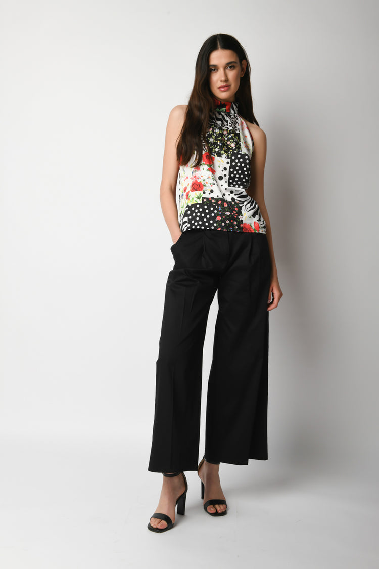 Top a stampa patchwork