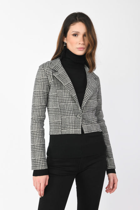 FIORELLA RUBINO Bermuda Principe Di Galles Con Lurex – Autunno Inverno 2025, Taglie Plus Size