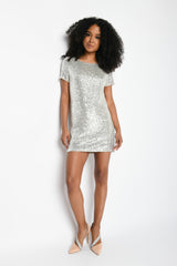 Mini abito con paillettes
