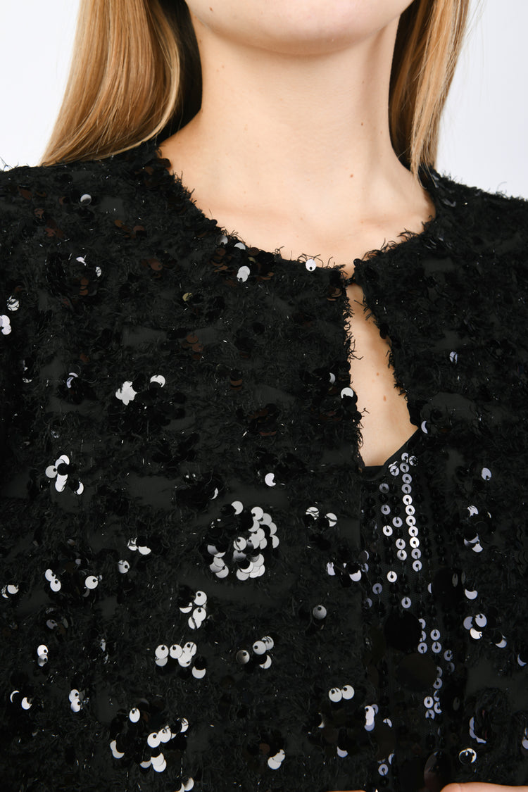 Bolero con paillettes