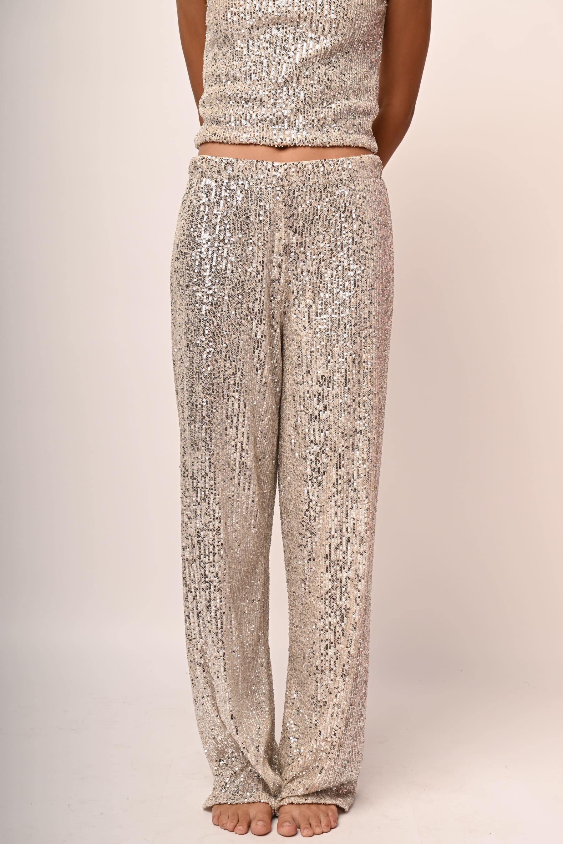 Pantaloni in paillettes