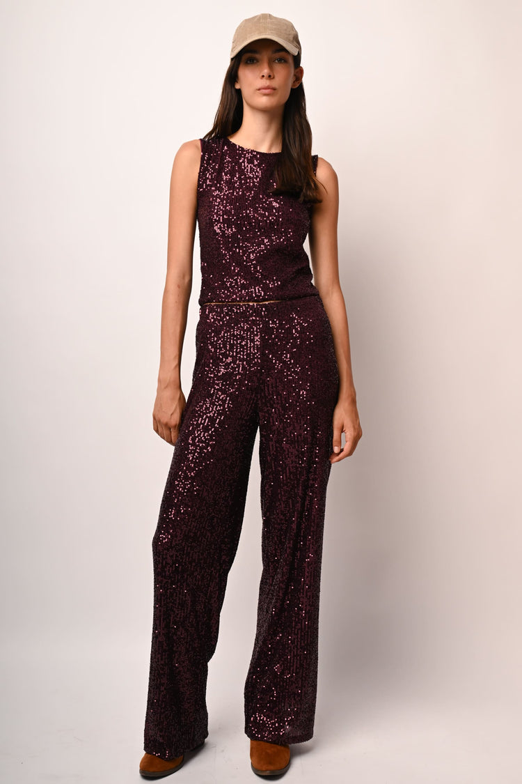 Pantaloni in paillettes