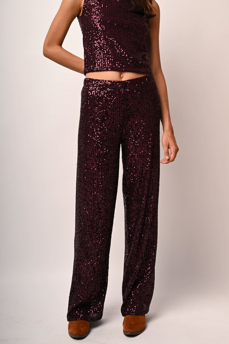 Pantaloni in paillettes