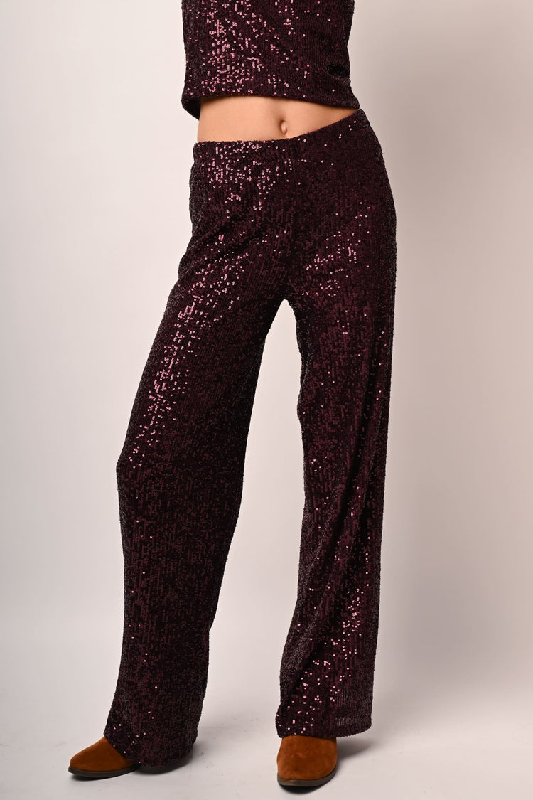 Pantaloni in paillettes