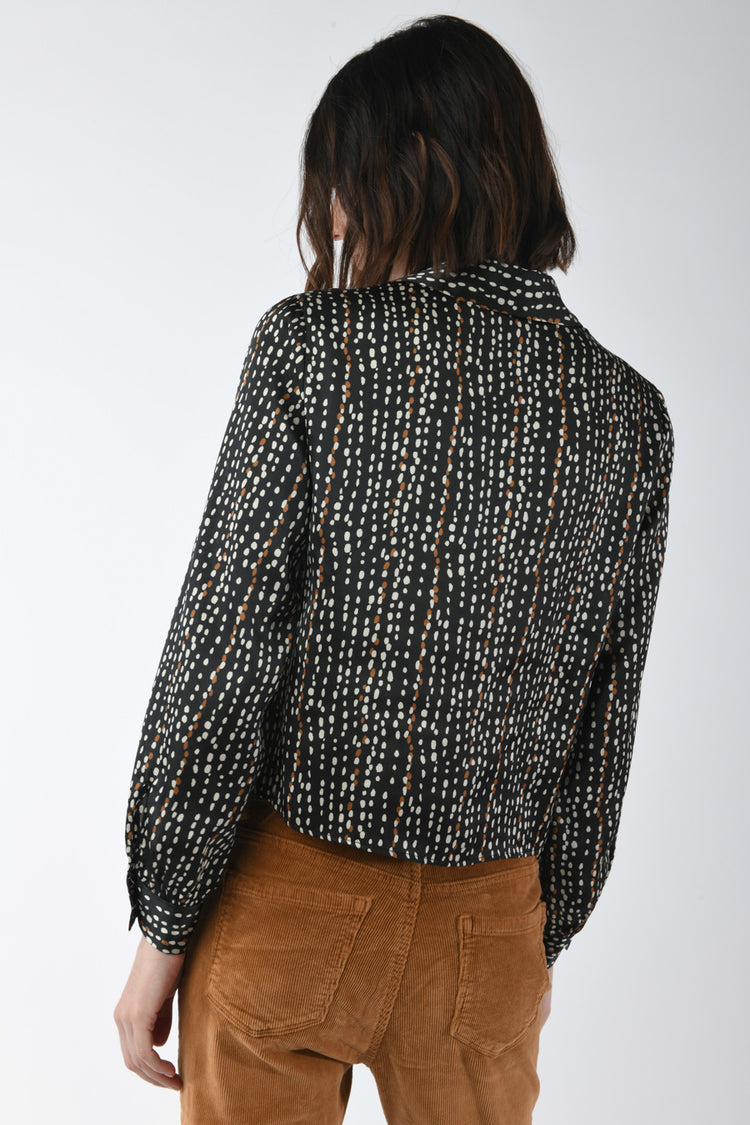 Camicia a stampa chicco di riso