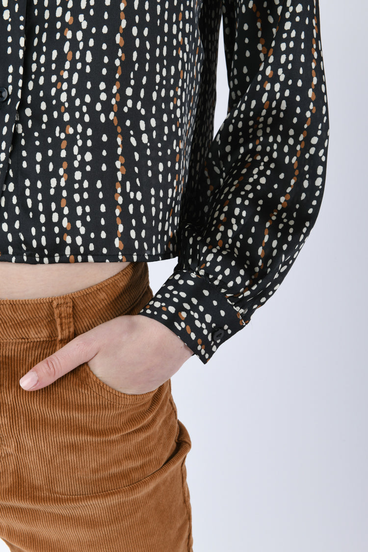 Camicia a stampa chicco di riso