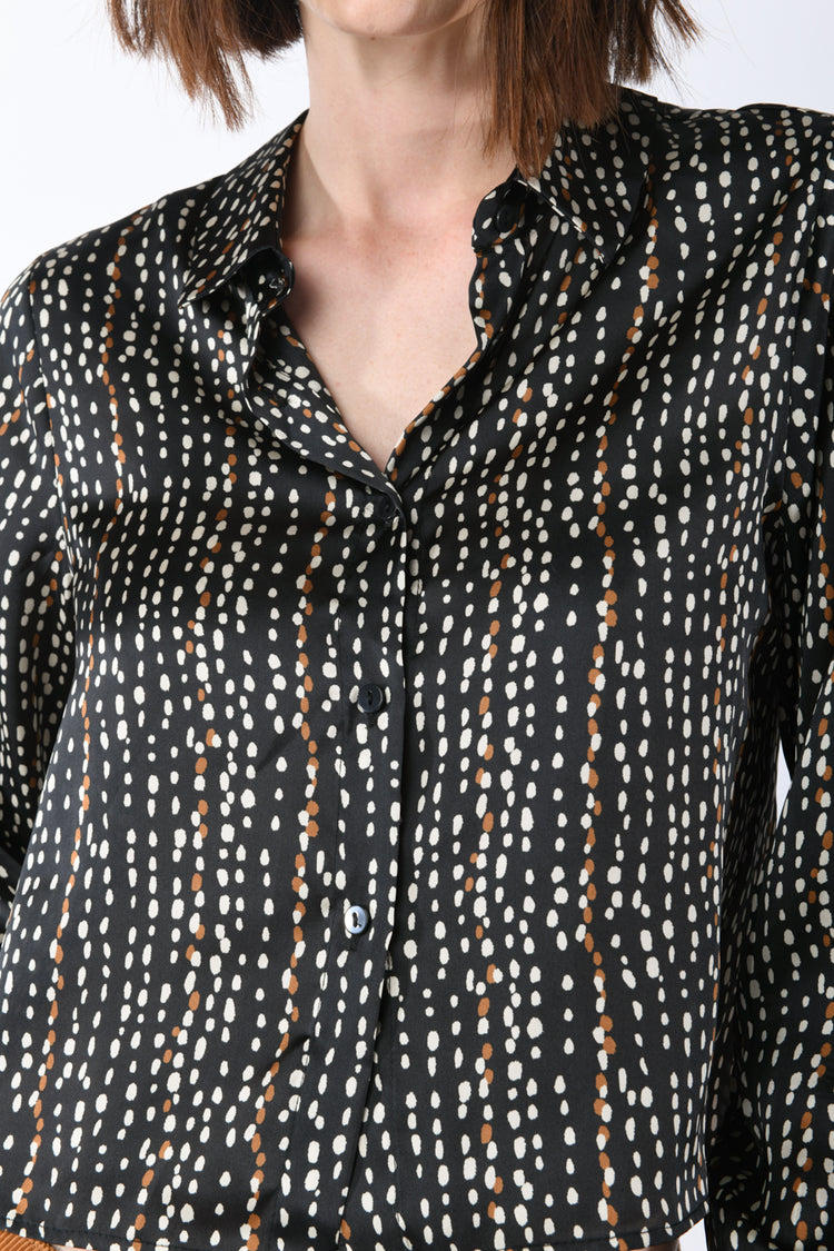 Camicia a stampa chicco di riso