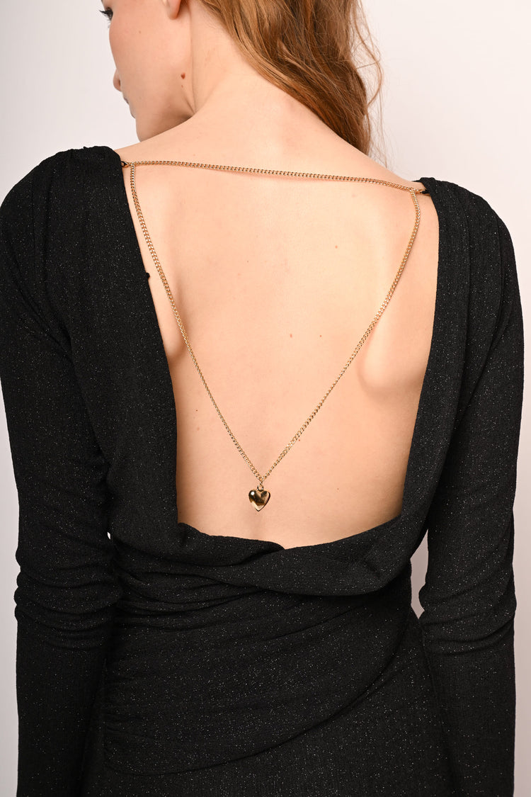 Abito con catenella oro