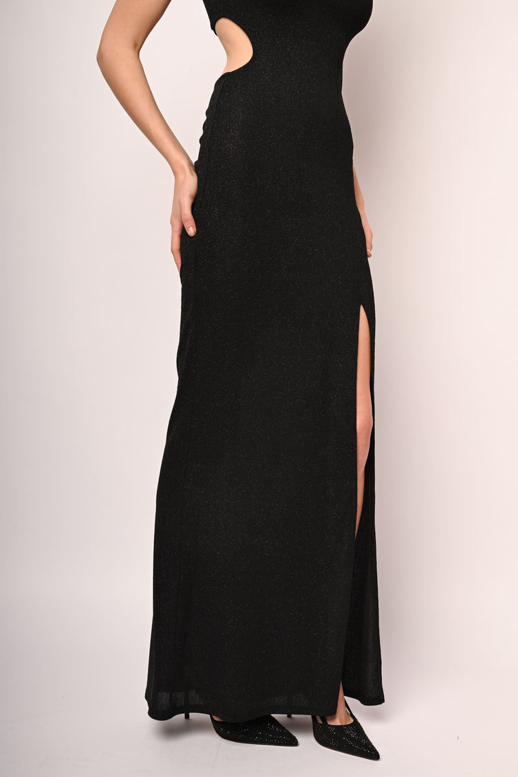 Abito lungo scollo shiffer