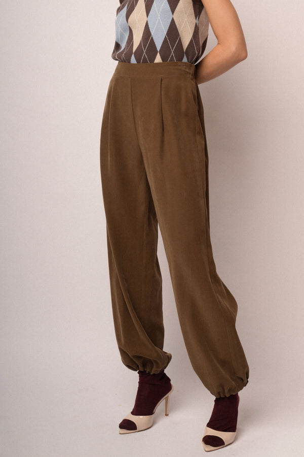 Pantaloni palazzo con coulisse