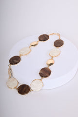 Collana con pendenti arrotondati
