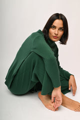 Pantaloni in maglia con coulisse