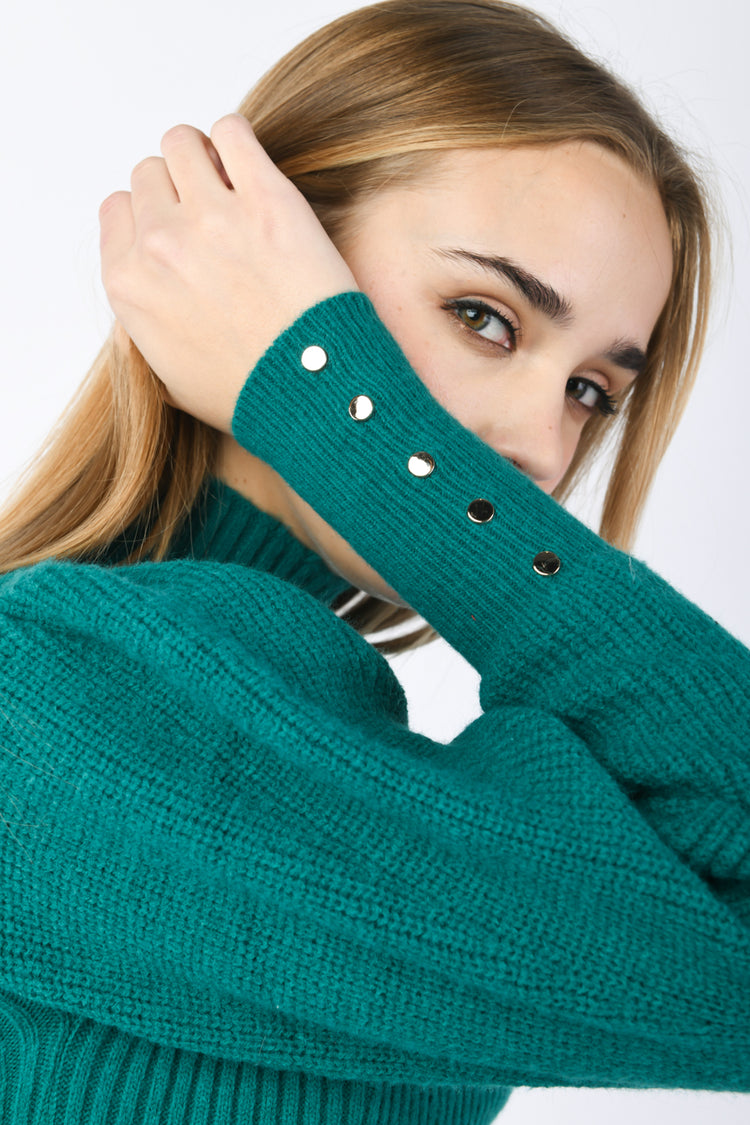 Lupetto con maniche a palloncino