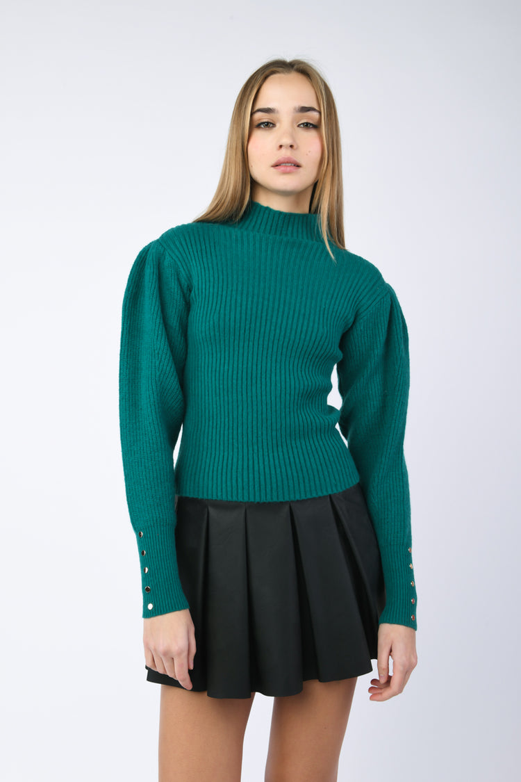 Lupetto con maniche a palloncino