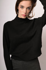 Maglia over a lupetto nera