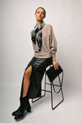 Pull con maniche a pipistrello