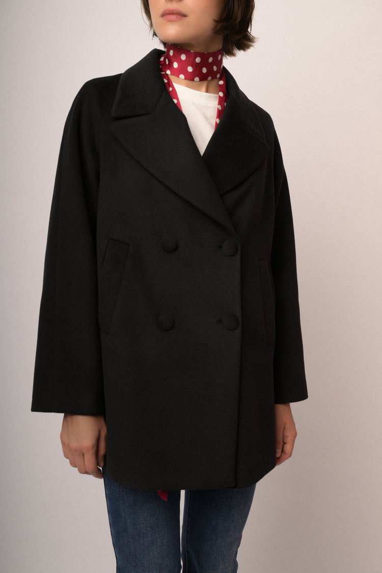 Cappotto doppio petto corto