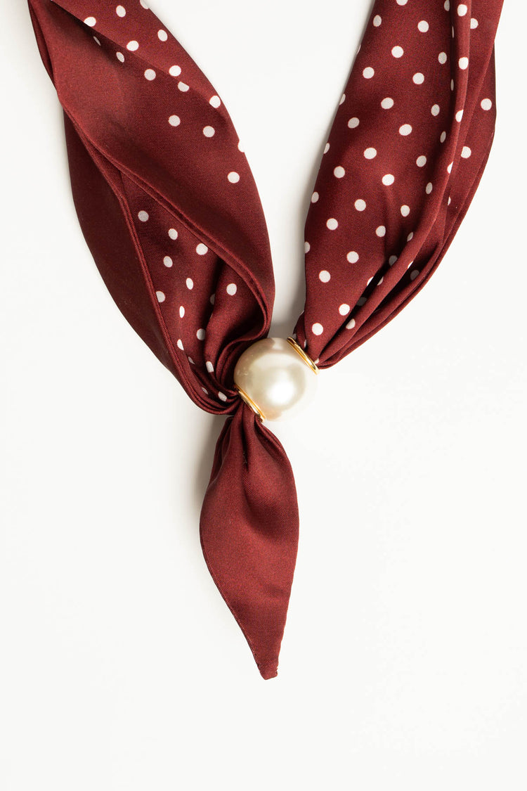 Foulard collana pois