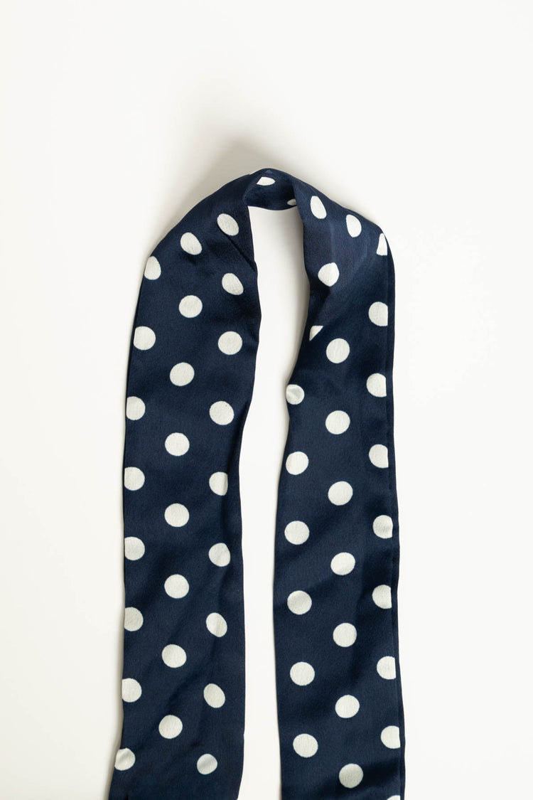 Foulard cravatta pois