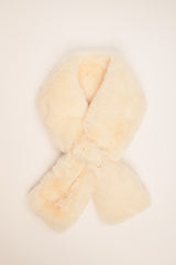 Collo peloso con tre sfere avorio