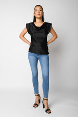 Jeans skinny con strass