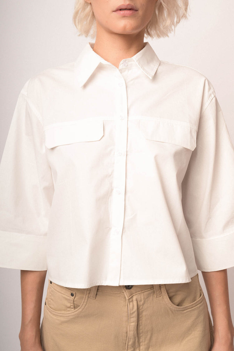 Camicia over con taschino