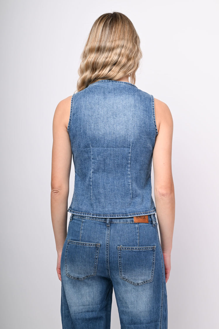 Gilet in denim